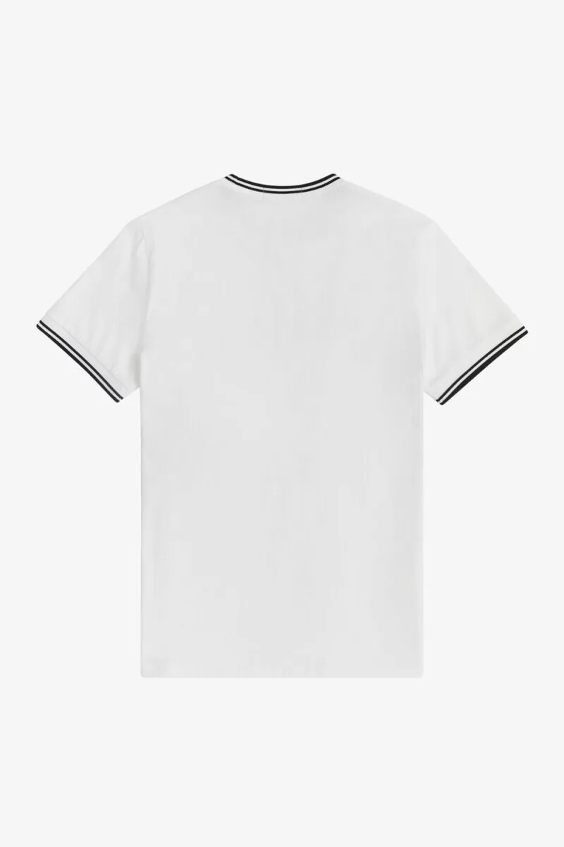 fred perry twin tipped herr t-shirt vit