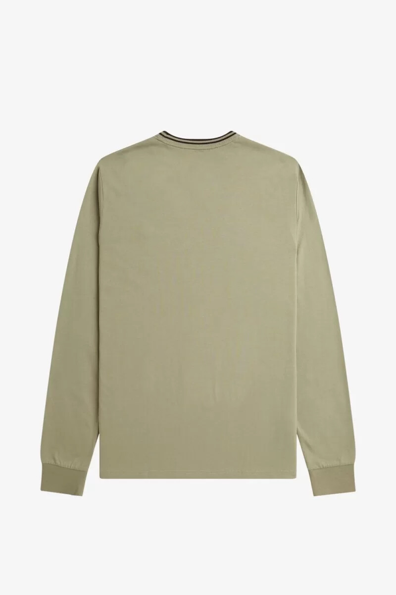 fred perry twin tipped herr t-shirt varm grå mörkröd