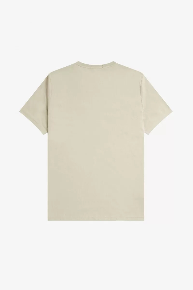 fred perry circle branding herr t-shirt ljusmintgrön