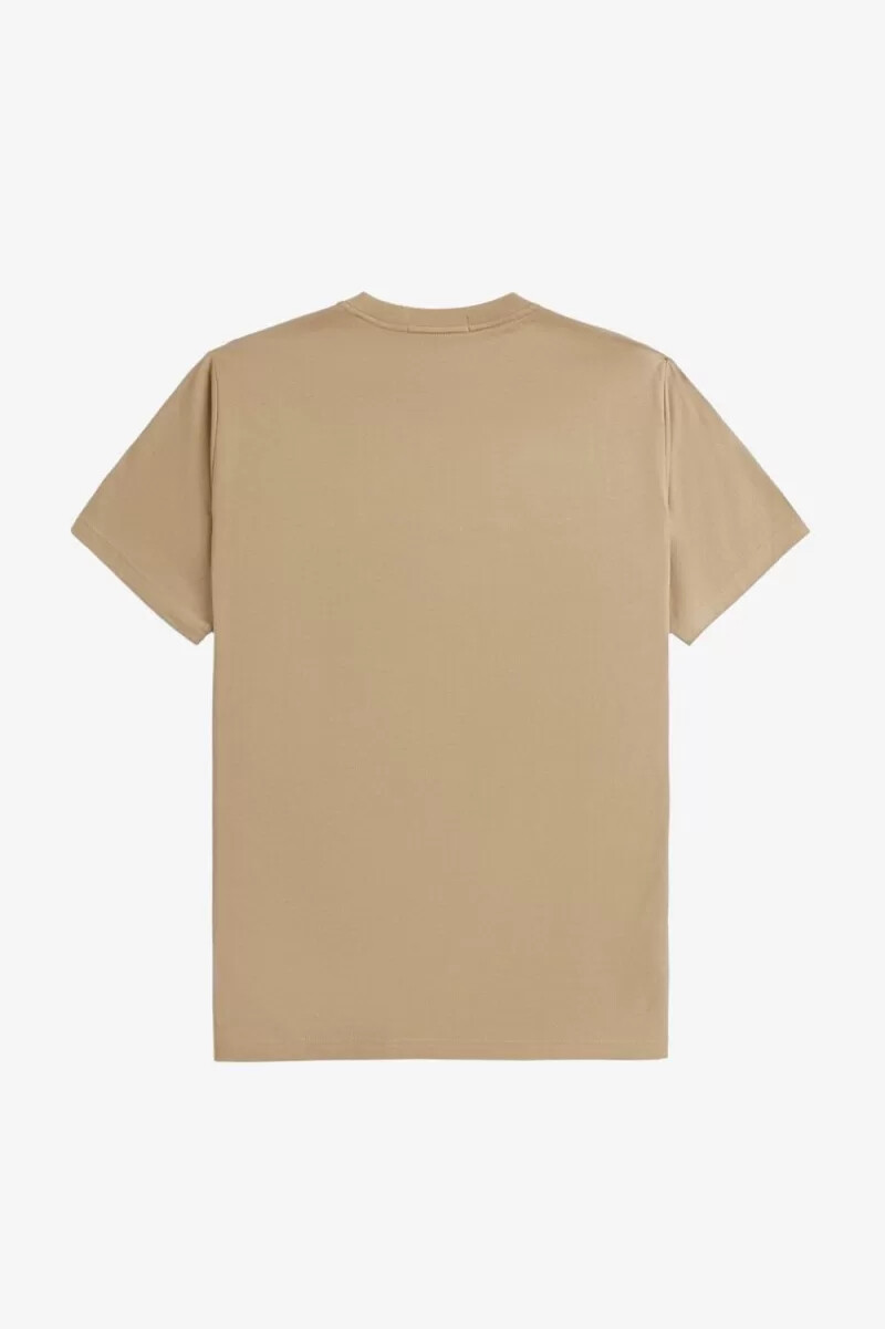 fred perry broderad herr t-shirt grön