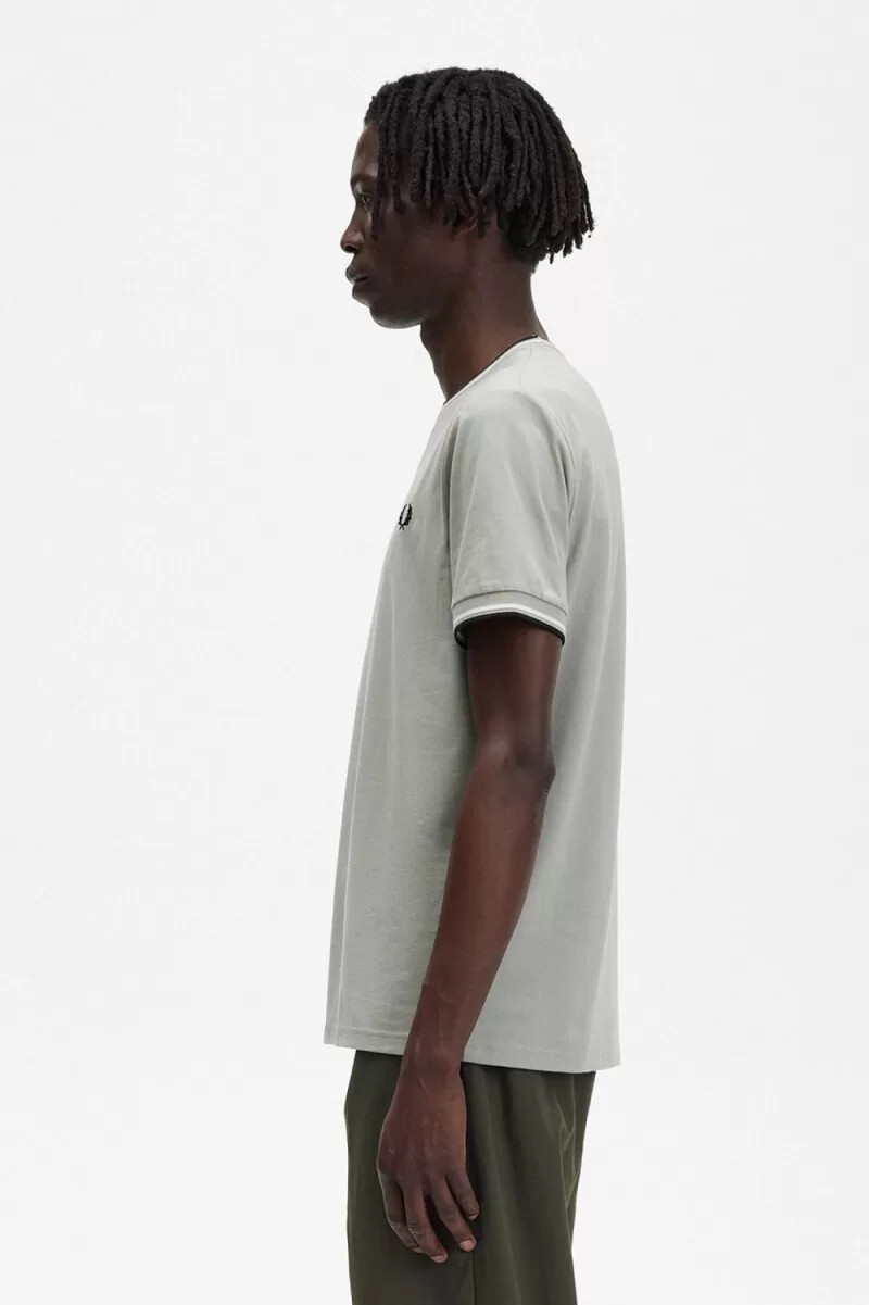 fred perry twin tipped herr t-shirt mintgrön
