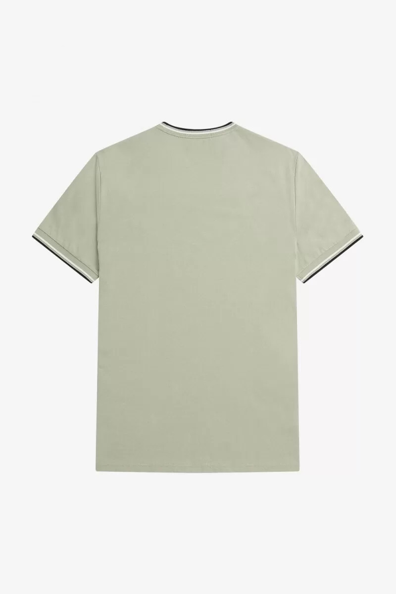 fred perry twin tipped herr t-shirt mintgrön