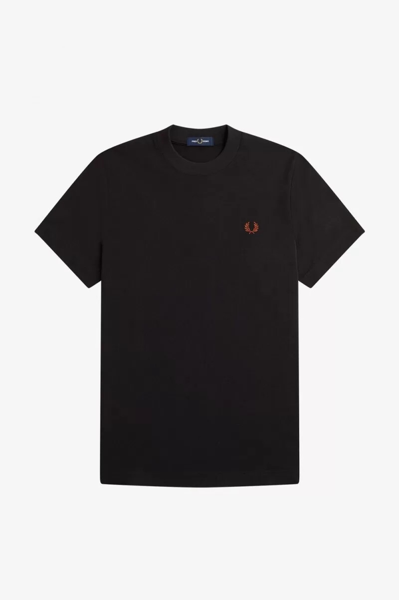 fred perry rave graphic herr t-shirt svart