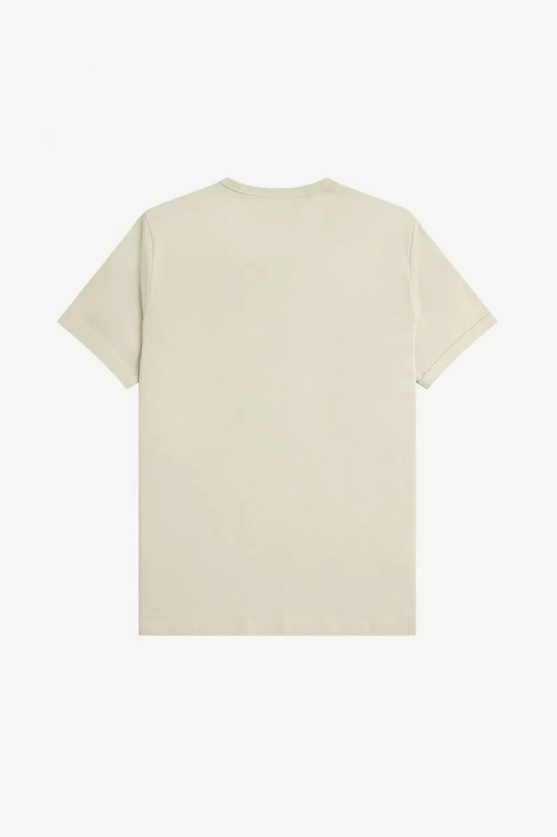 fred perry ringer herr t-shirt ljusmintgrön