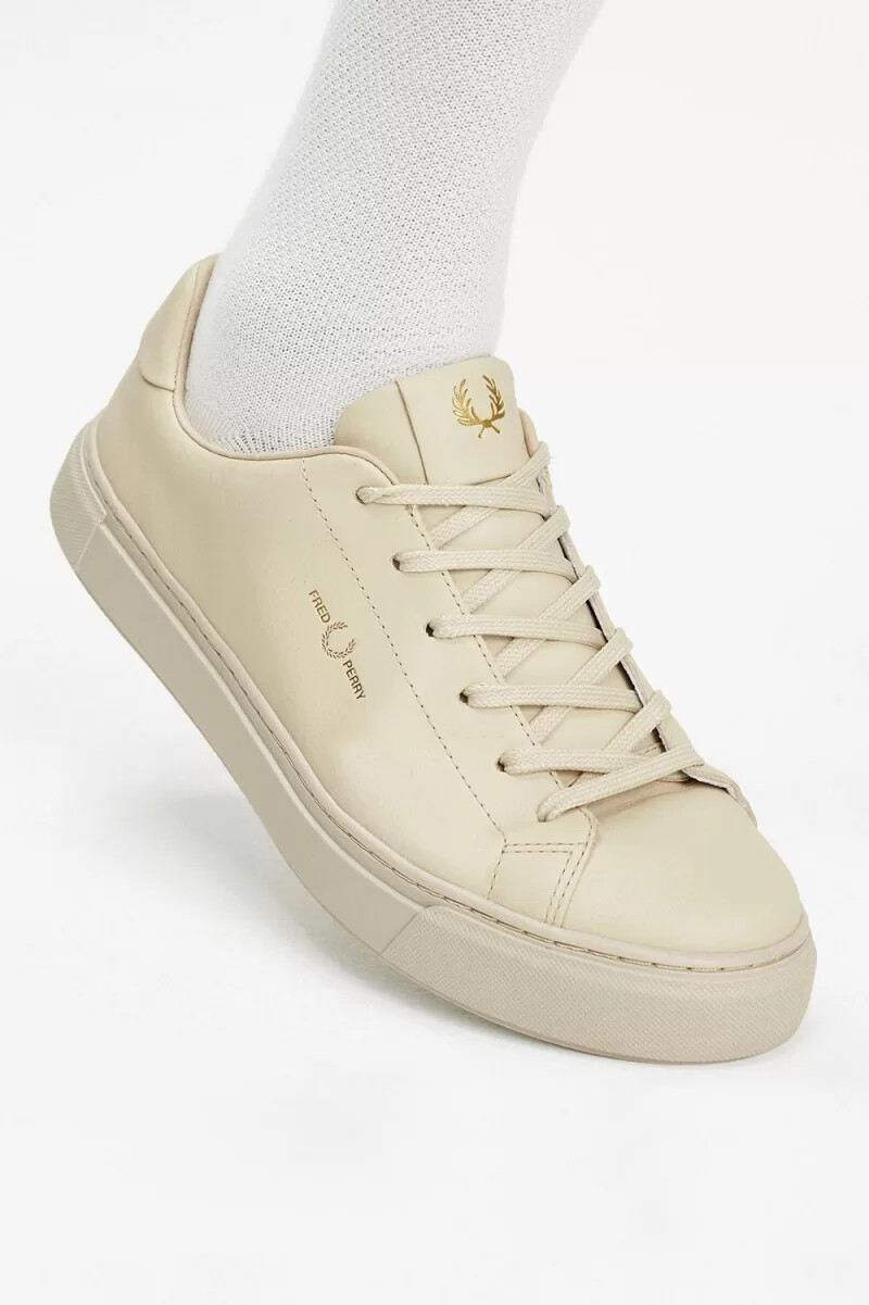 fred perry b71 herr tennisskor havregrynsguld