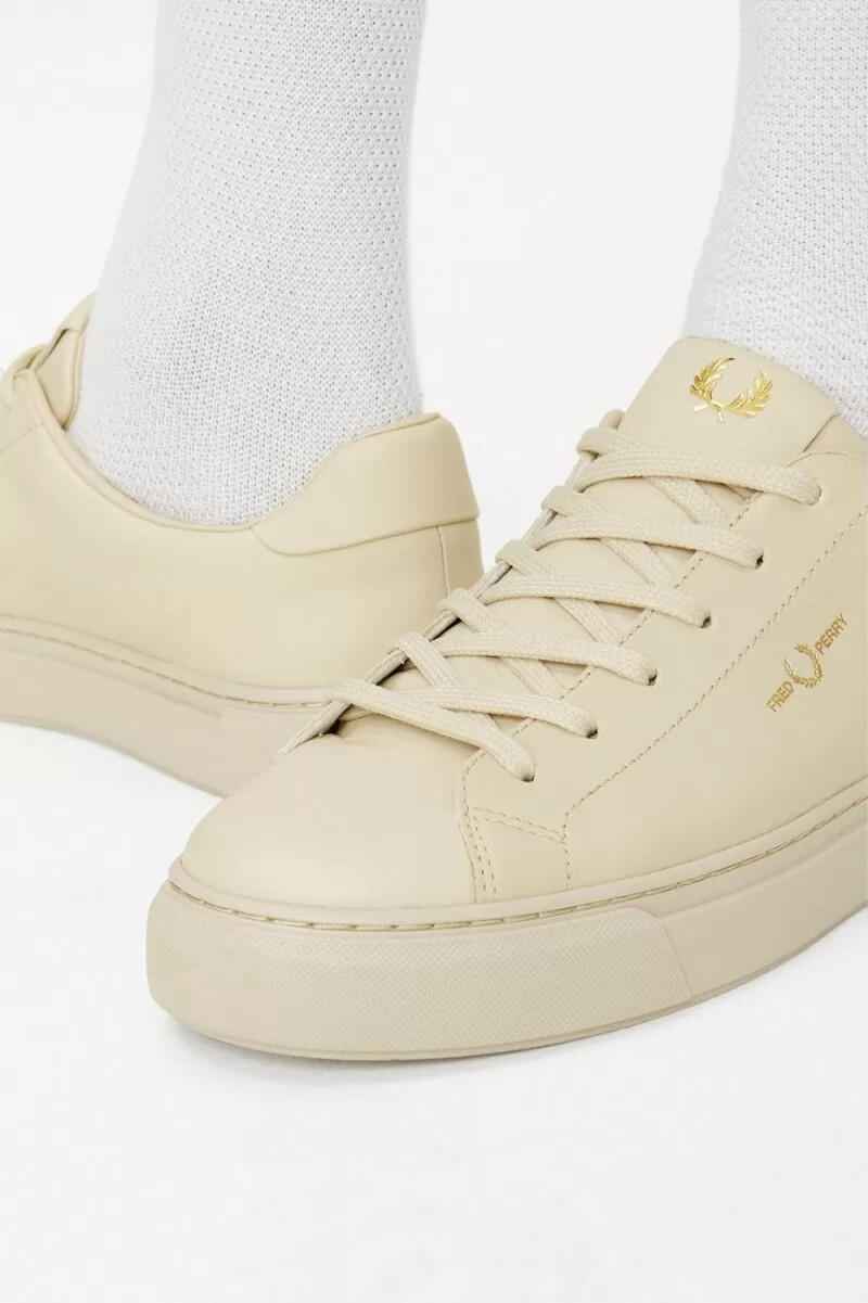 fred perry b71 herr tennisskor havregrynsguld