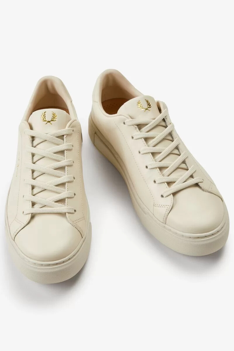 fred perry b71 herr tennisskor havregrynsguld
