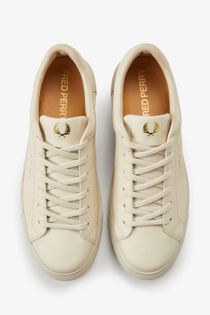 fred perry b71 herr tennisskor havregrynsguld