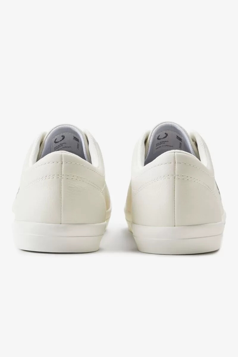 fred perry baseline herr tennisskor elfenben varm grå