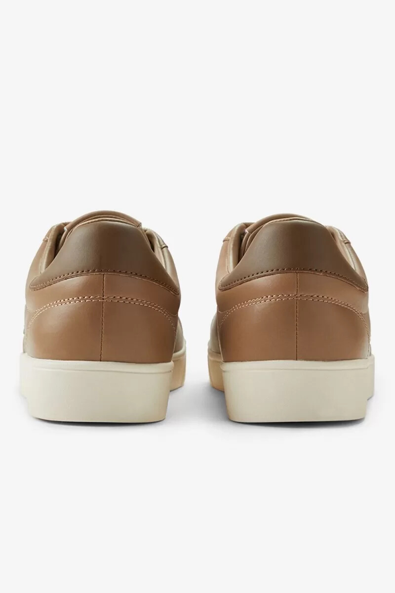 fred perry spencer herr tennisskor grön brun
