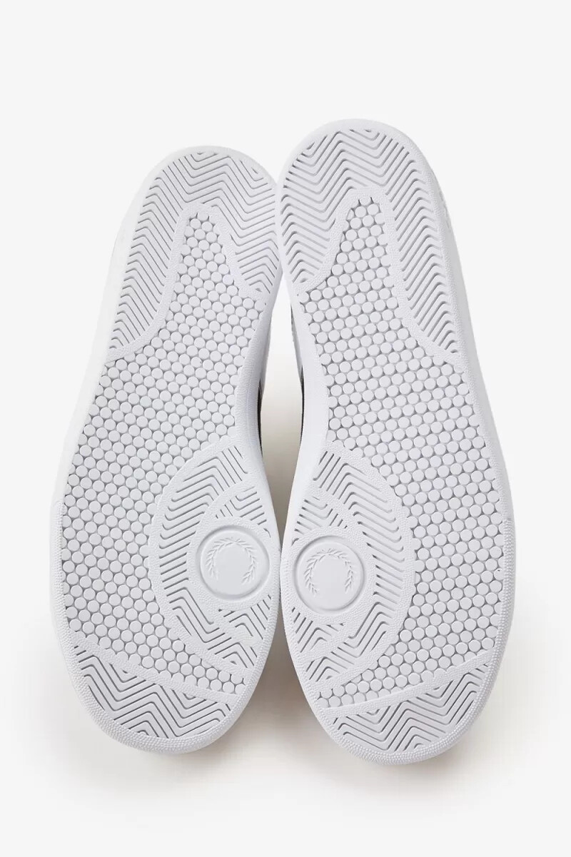 fred perry b721 herr tennisskor vita varmgrå