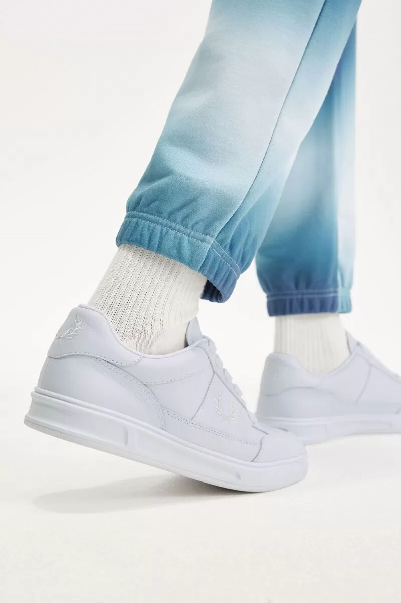 fred perry b440 herr tennisskor vita elfenben