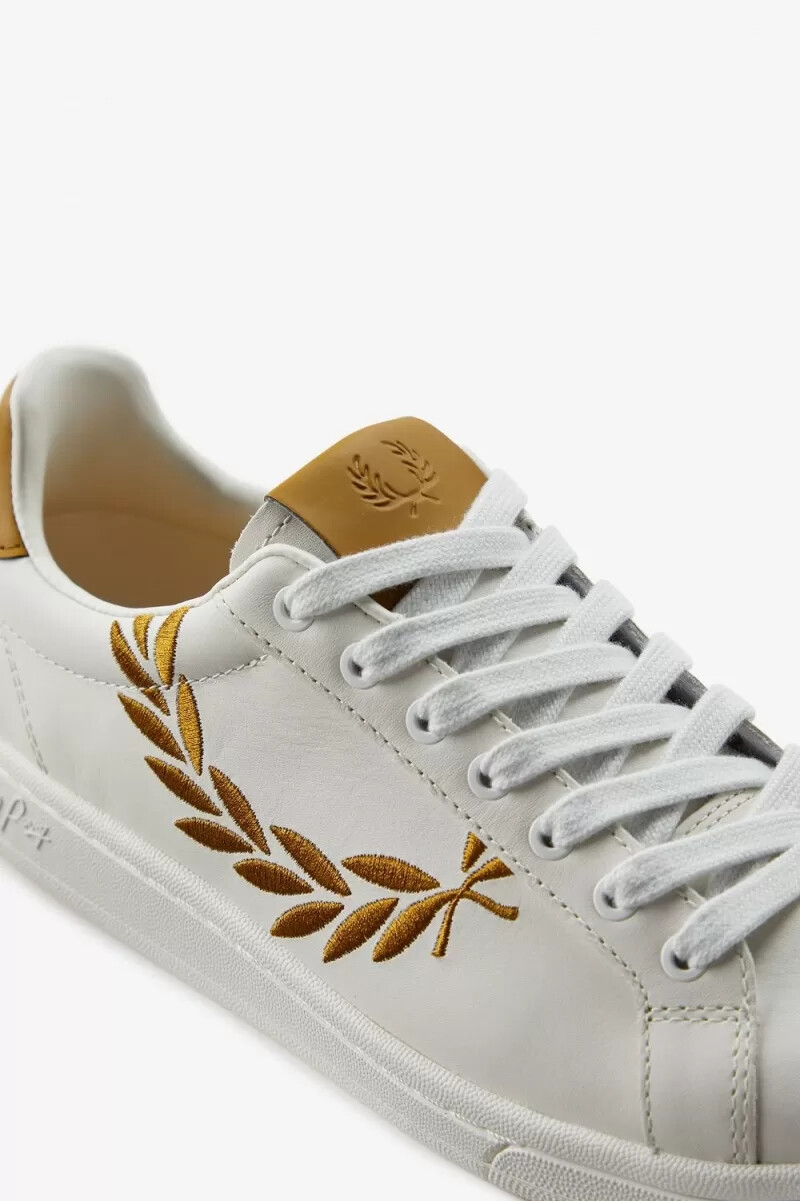 fred perry b721 herr tennisskor elfenbensvit