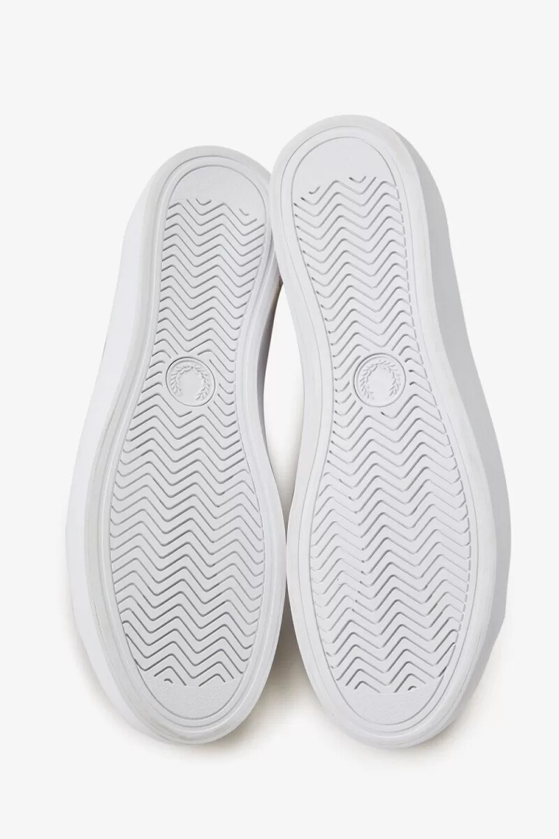 fred perry baseline herr tennisskor bruna