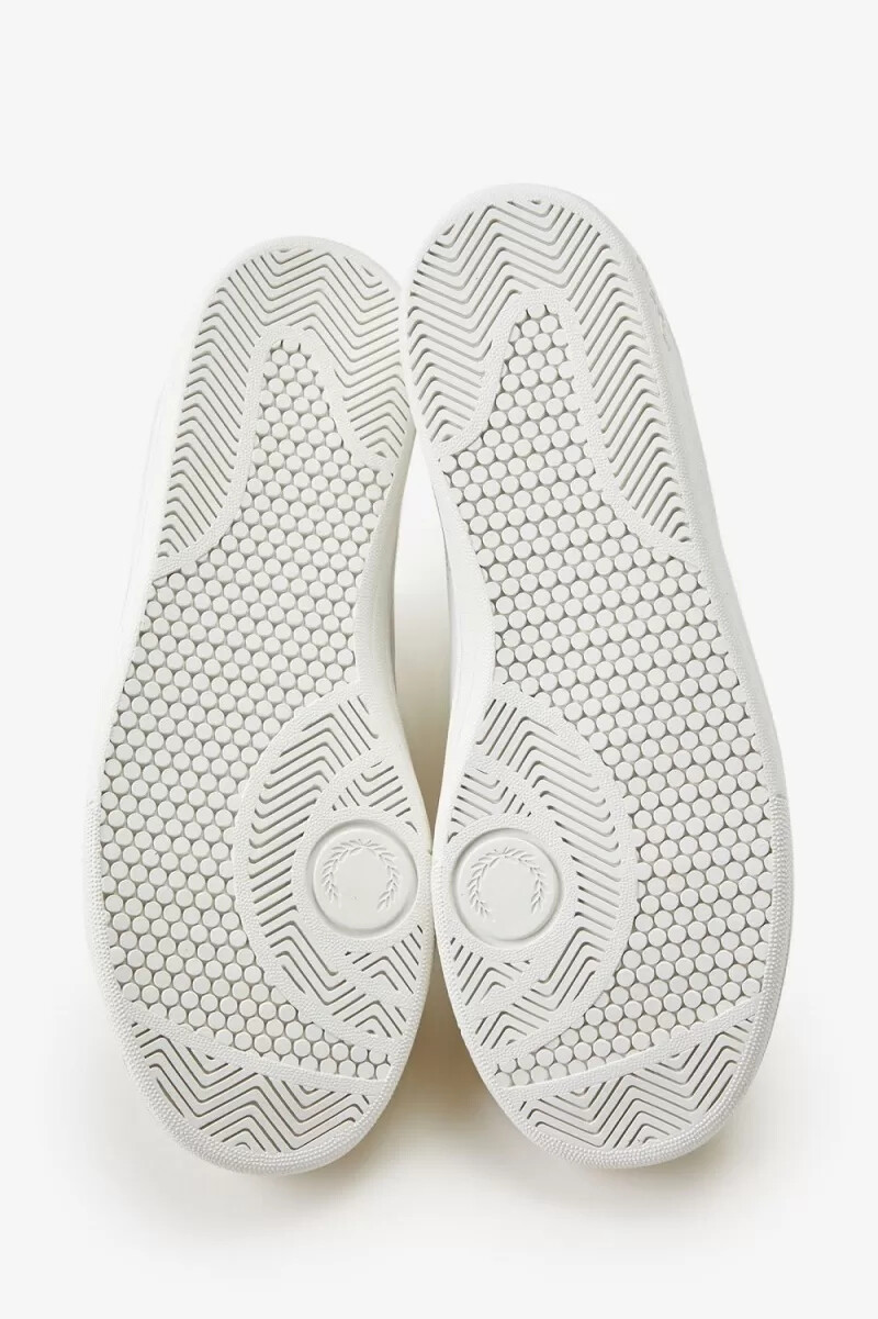 fred perry b721 herr tennisskor elfenben mörkröd