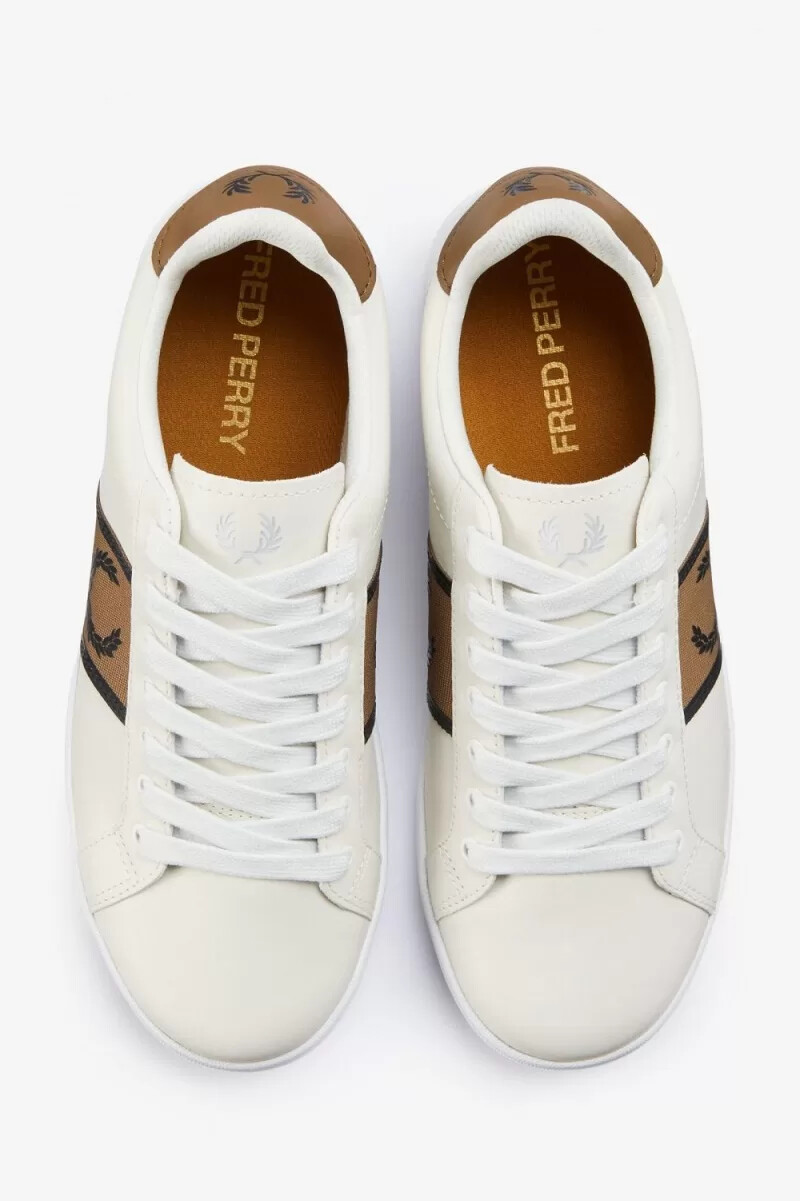 fred perry b721 herr tennisskor elfenbenssvarta