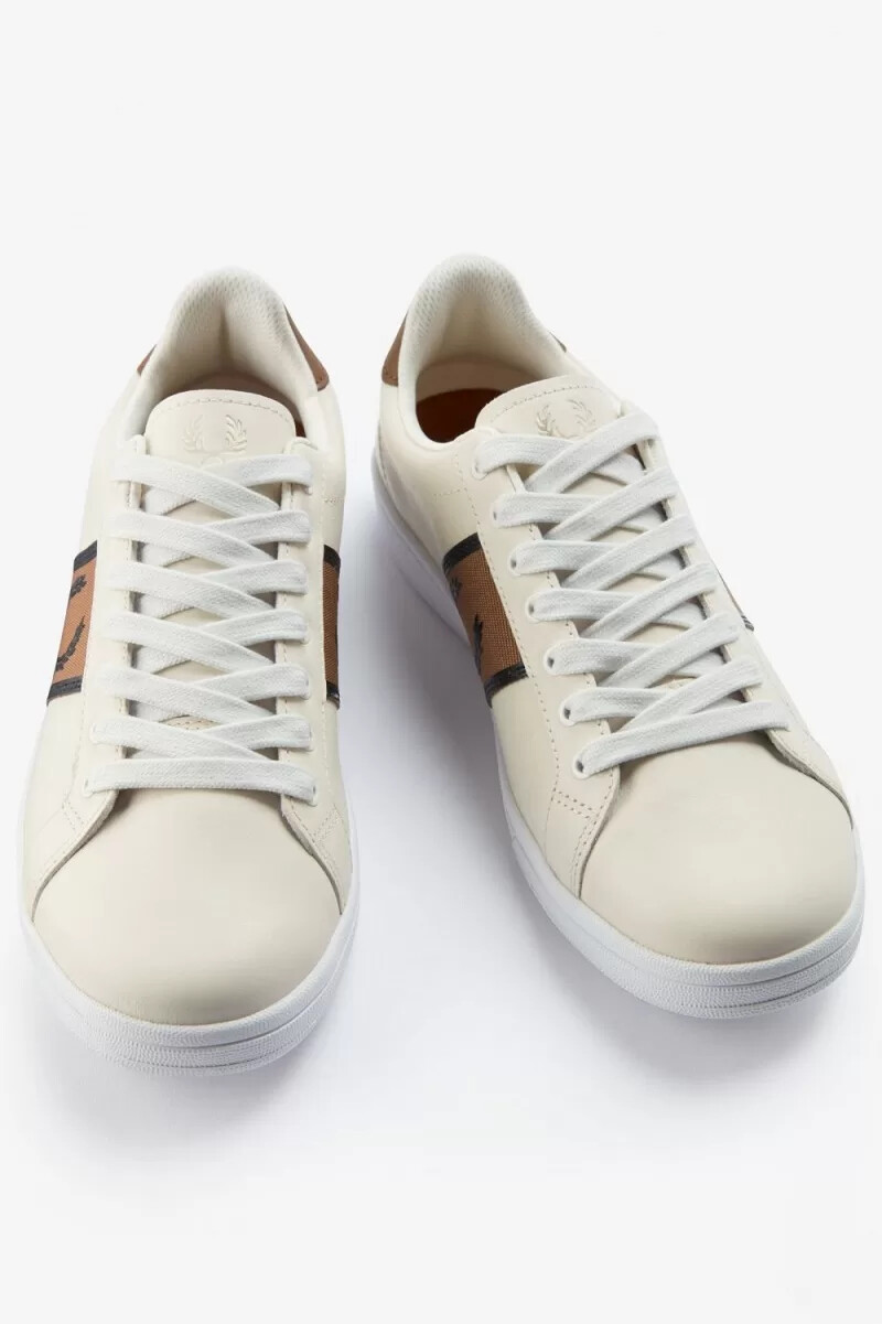 fred perry b721 herr tennisskor elfenbenssvarta