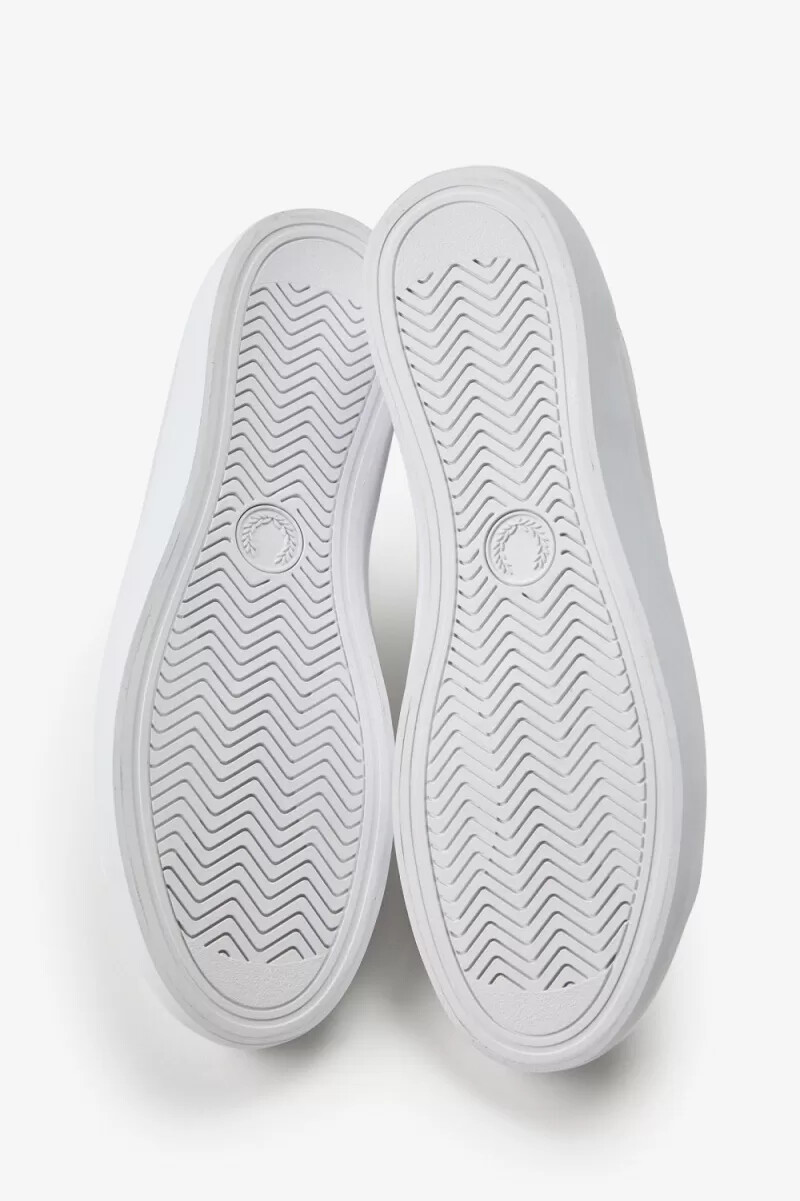 fred perry baseline herr tennisskor vita