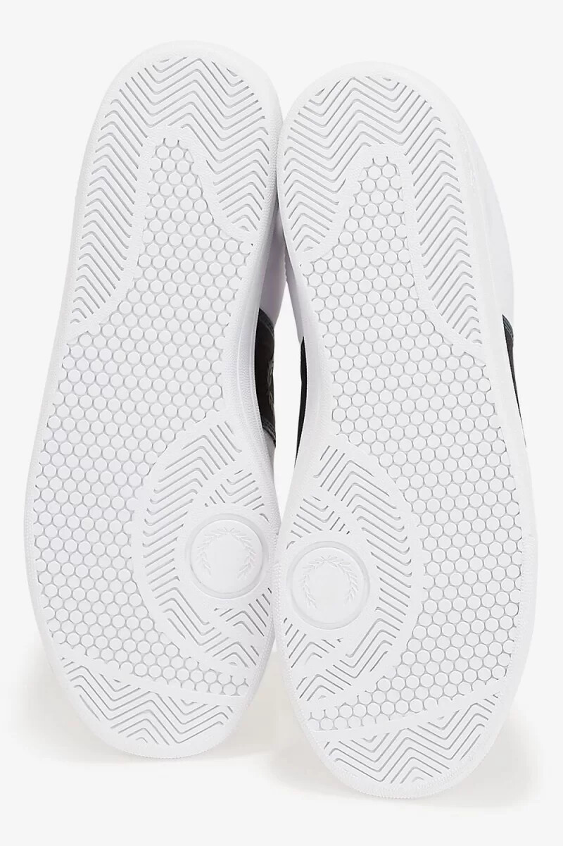fred perry b721 herr tennisskor vita petrolblå