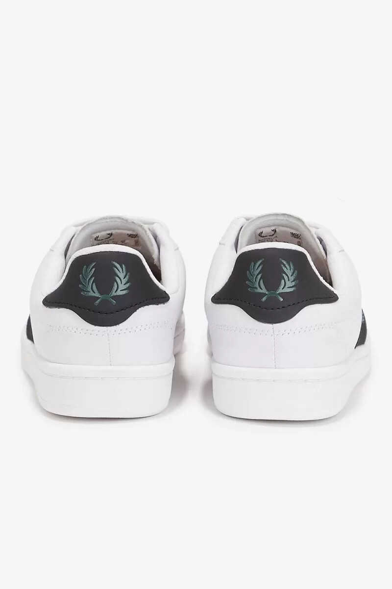 fred perry b721 herr tennisskor vita petrolblå