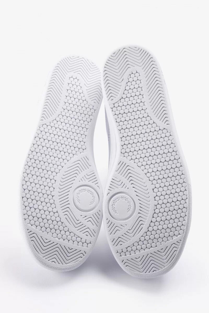 fred perry b721 herr tennisskor vita marinblå