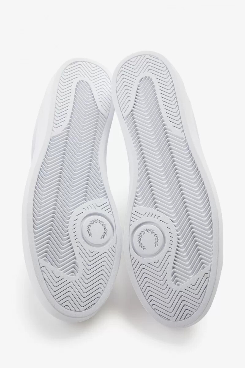 fred perry spencer herr tennisskor vita