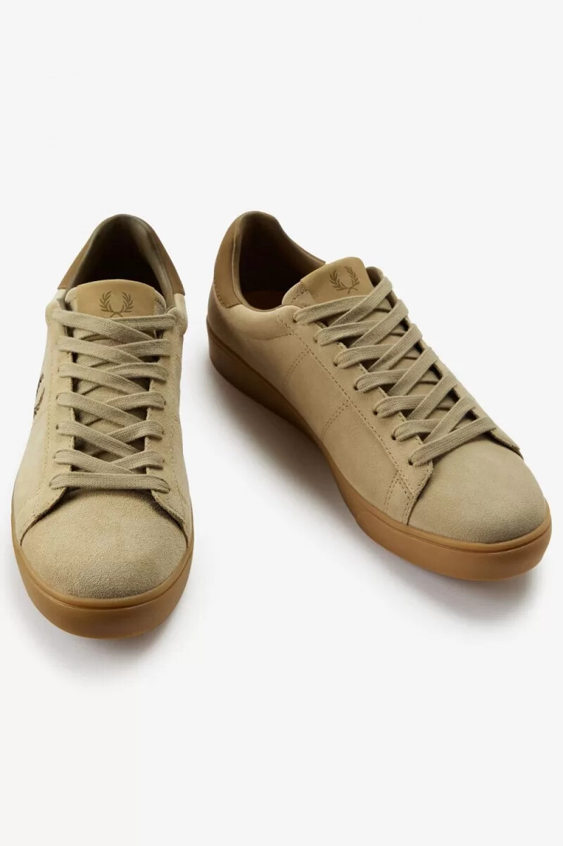 fred perry spencer herr tennisskor gröna