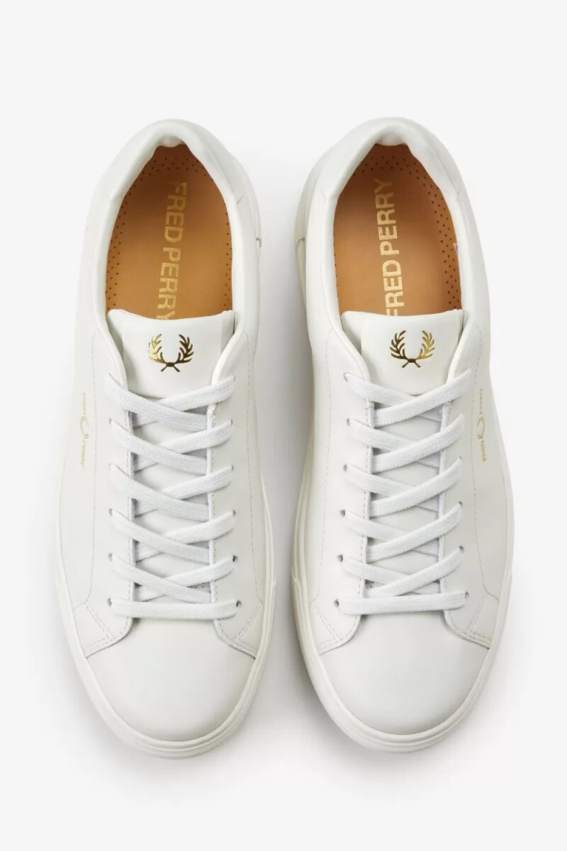 fred perry b71 herr tennisskor elfenbensvit