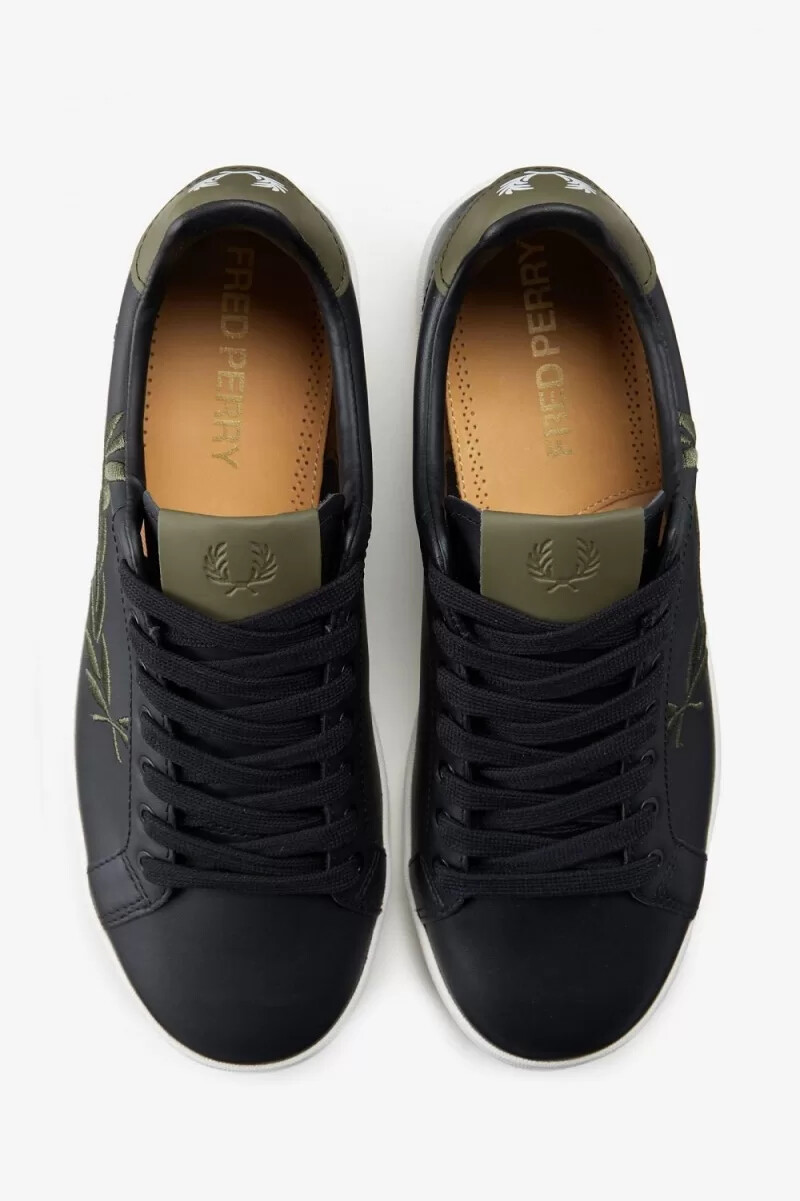 fred perry b721 herr tennisskor svarta