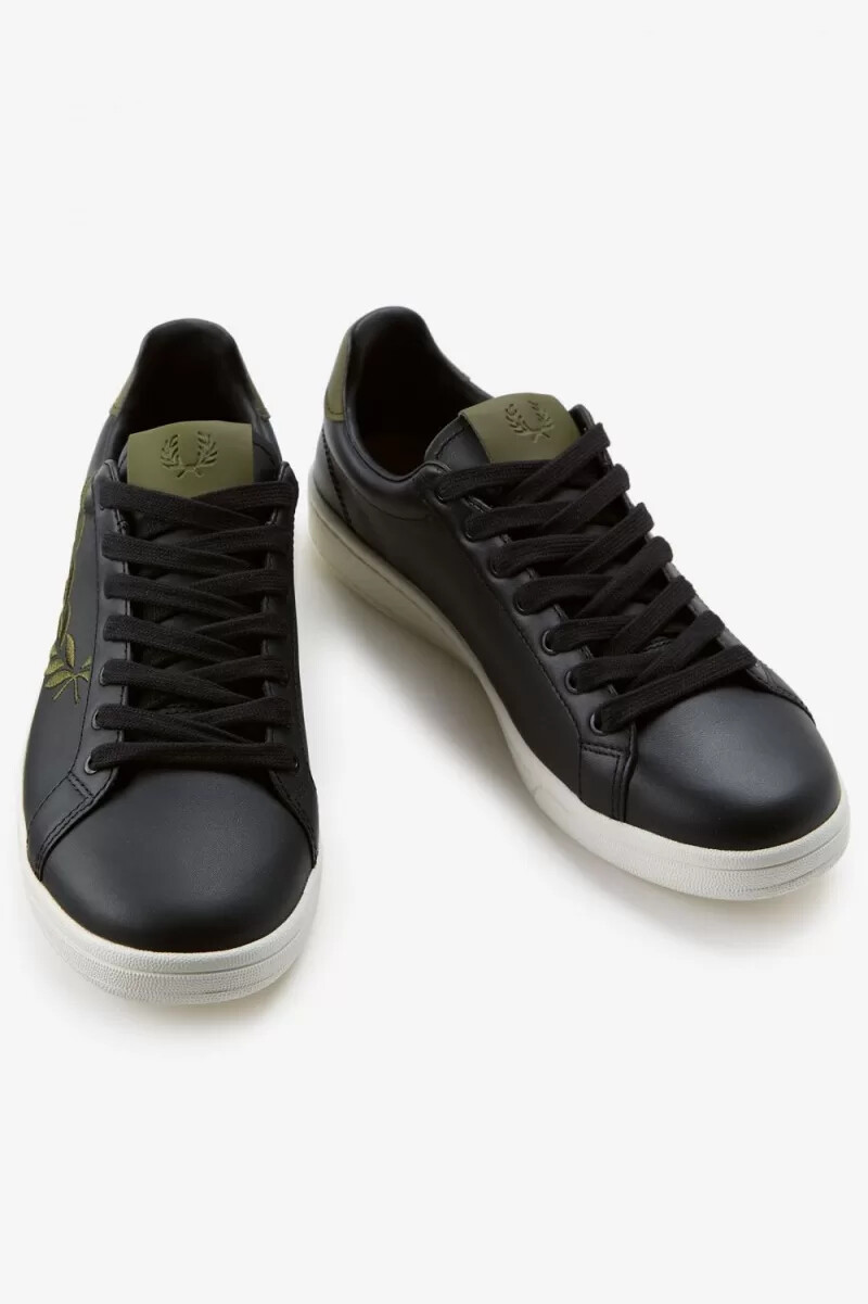 fred perry b721 herr tennisskor svarta