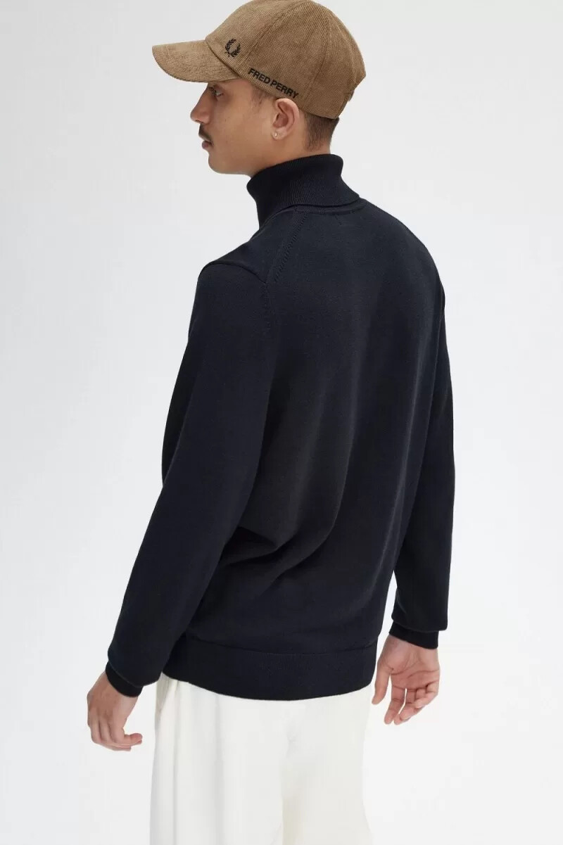 fred perry polotröja herr svart