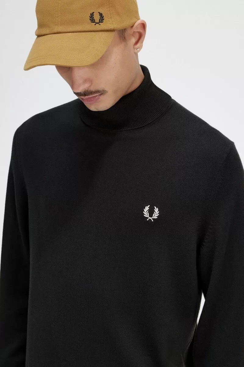 fred perry polotröja herr nattgrön