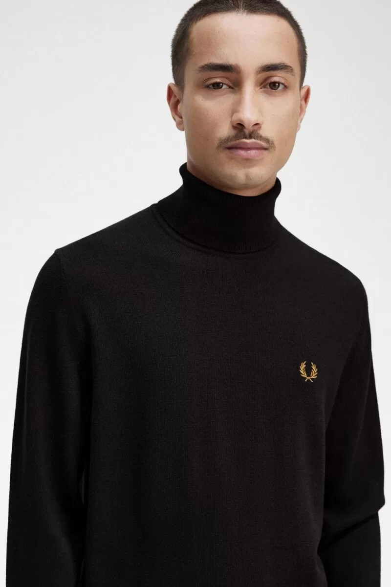 fred perry polotröja herr marinblå