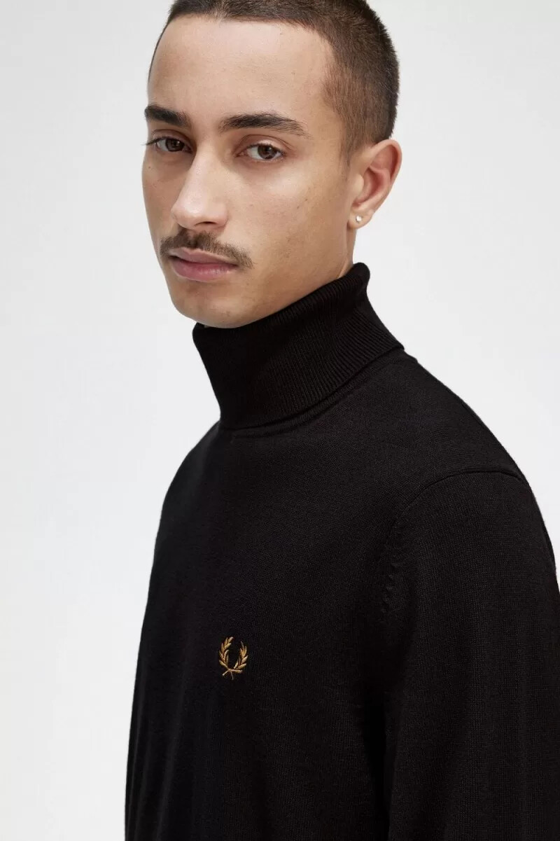 fred perry polotröja herr marinblå