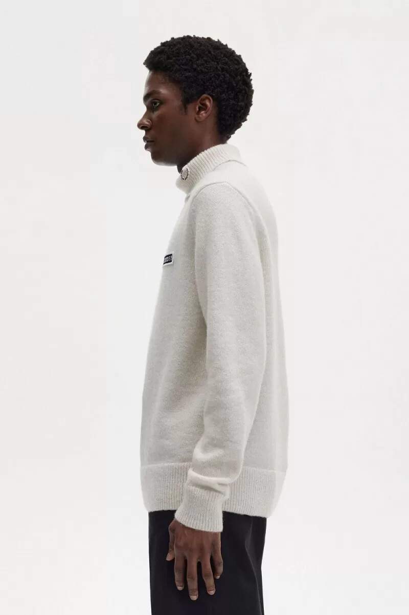 fred perry polotröja herr beige