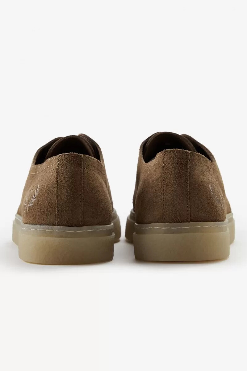 fred perry linden herr plimsolls bruna