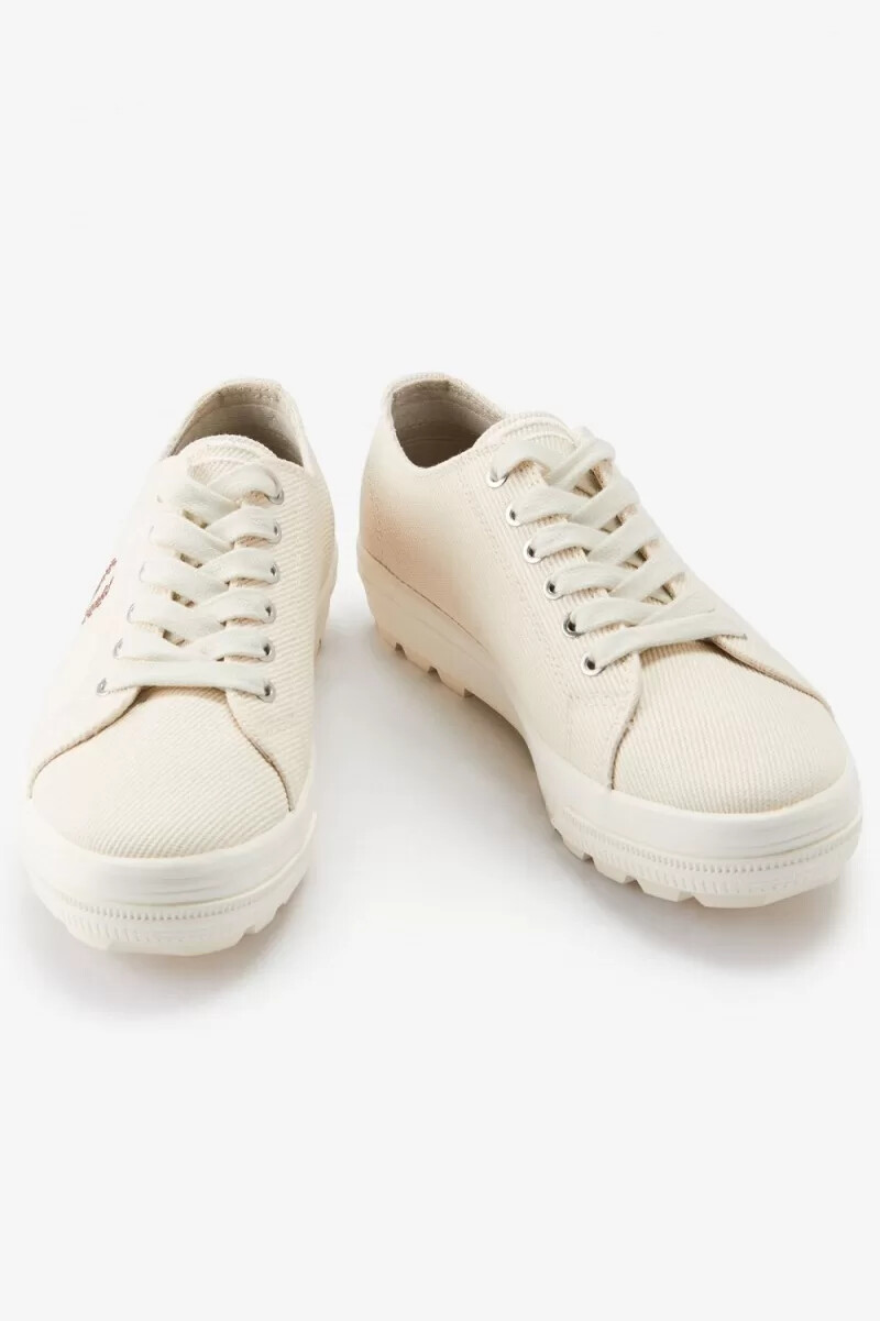 fred perry newstead herr plimsolls beige whisky brun