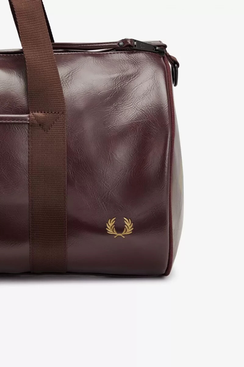 fred perry tonal barrel herrväskor bruna